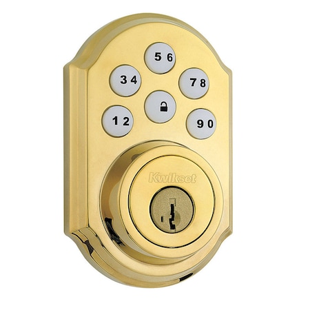 Kwikset Deadbolt Push Button Pb 99090-017